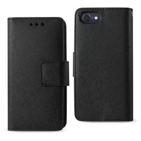 Reiko Iphone 8/ 7 3-in-1 Wallet Case In Black