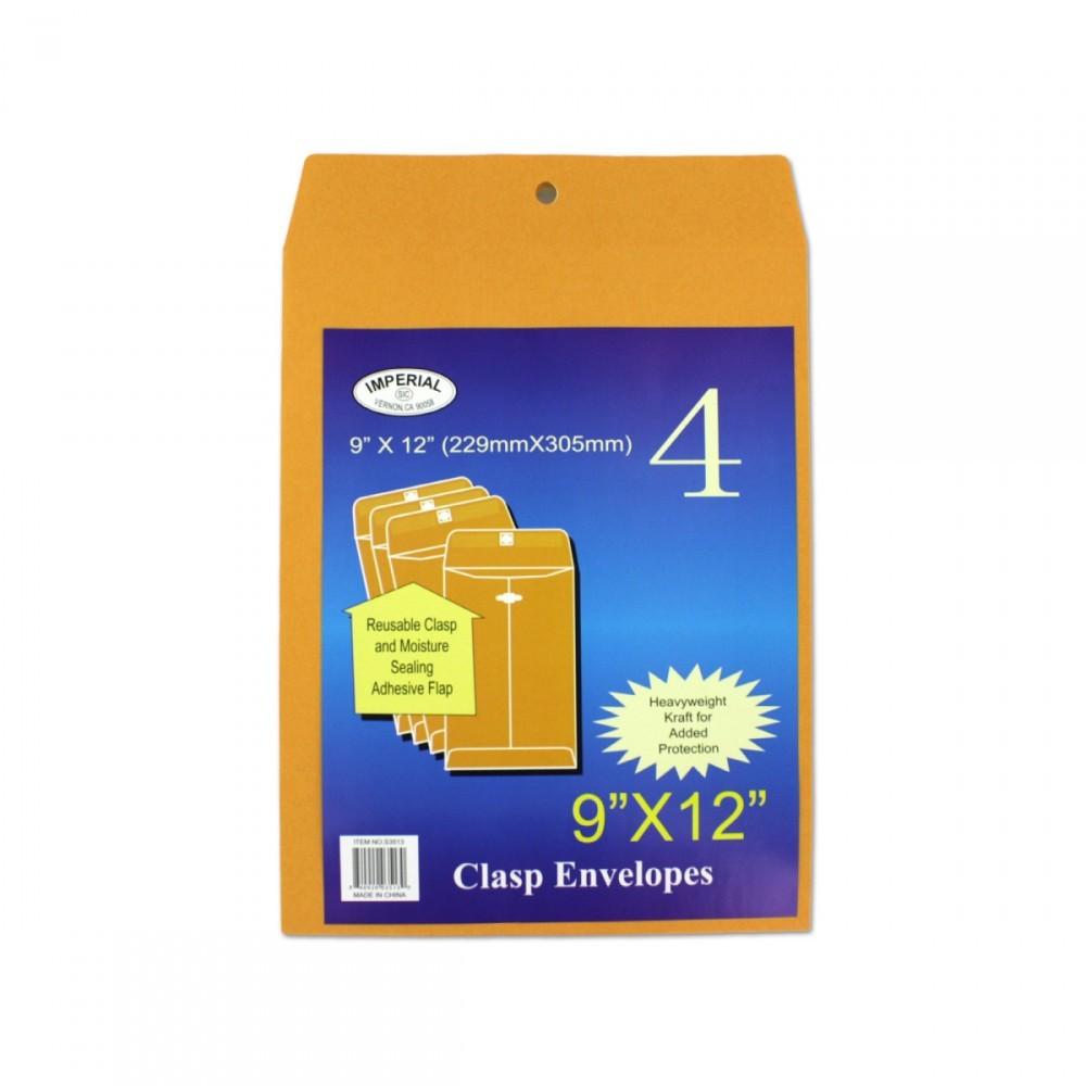 9&amp;quot; X 12&amp;quot; Clasp Envelopes Op300