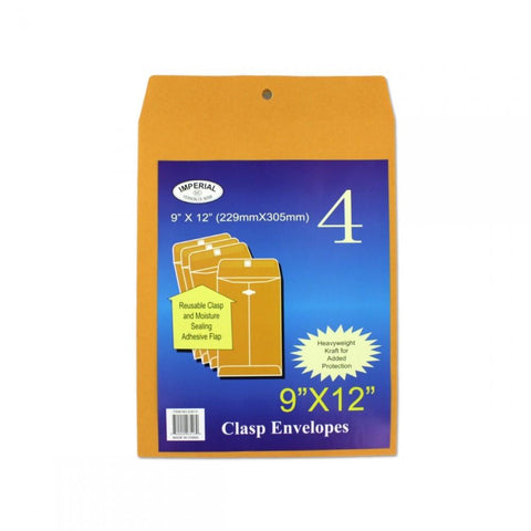 9&amp;quot; X 12&amp;quot; Clasp Envelopes Op300