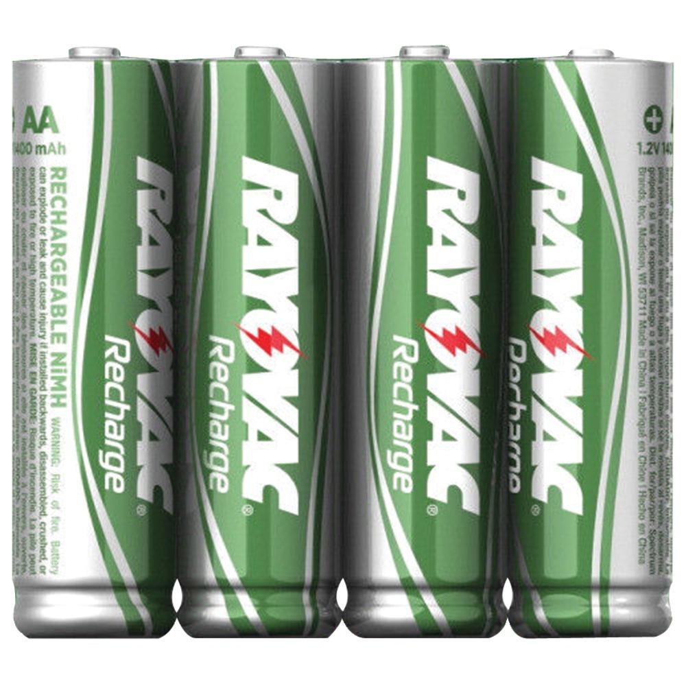 Rayovac Ready-to-use Rechargeable Nimh Batteries (aa; 1&#44;350mah; 4 Pk) Rvcld7154opb