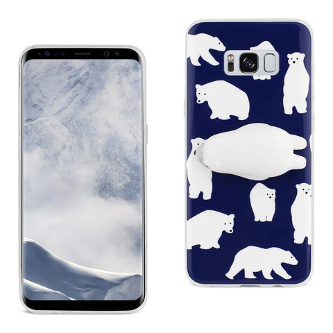 Reiko Samsung Galaxy S8 Edge Tpu Design Case With  3d Soft Silicone Poke Squishy Polar Bear