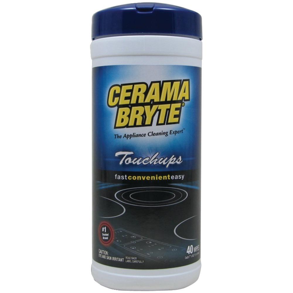 Cerama Bryte 23635 Cooktop Touch-up Wipes, 40-ct