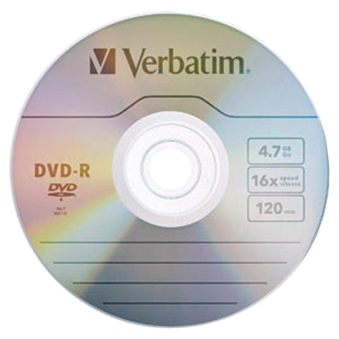 Verbatim 97957 4.7gb 120-minute 16x Dvd-rs With Branded Surface, 10 Pk