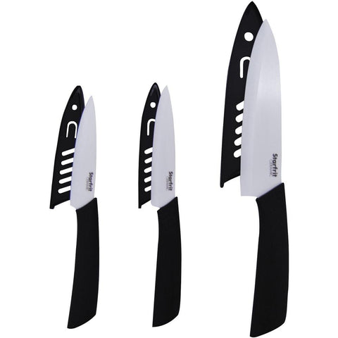 Starfrit 3-piece Set Of Ceramic Knives Srft092854