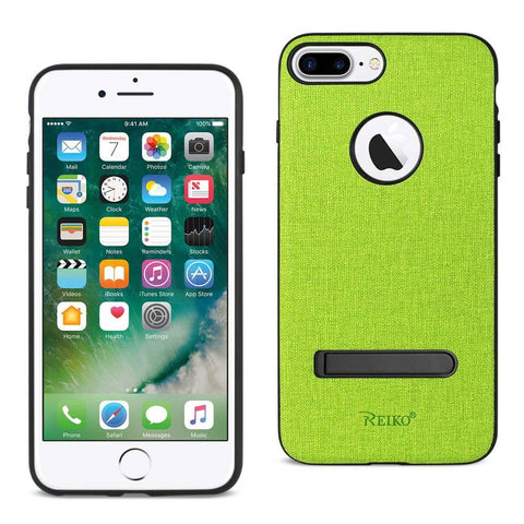 Reiko Iphone 8 Plus/ 7 Plus Rugged Texture Tpu Protective Cover In Green