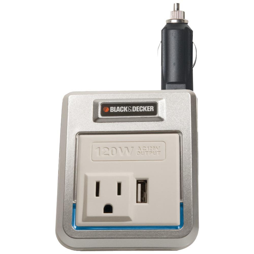Black+decker Pi120p 120-watt Power Inverter