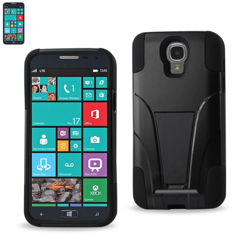 Reiko Samsung Ativ Se Hybrid Heavy Duty Case With Kickstand In Black