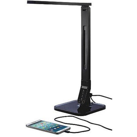 Lorell Llr99772 Smart Led Usb Desk Lamp - Black