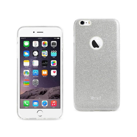 Reiko Iphone 6 Plus/ 6s Plus Shine Glitter Shimmer Hybrid Case In Silver