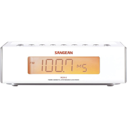 Sangean Digital Am And Fm Alarm Clock Radio Sngrcr5