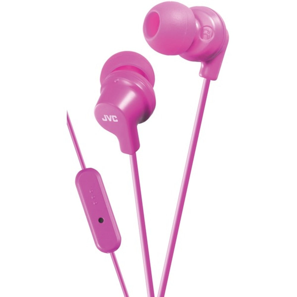 Jvc Hafr15p In-ear Headphones With Microphone (pink)