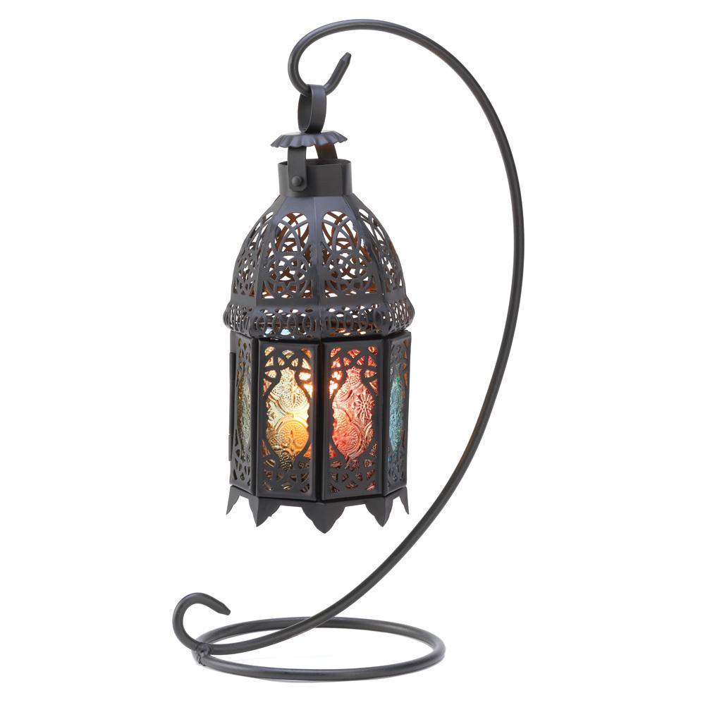 Rainbow Moroccan Lantern Stand 10001062