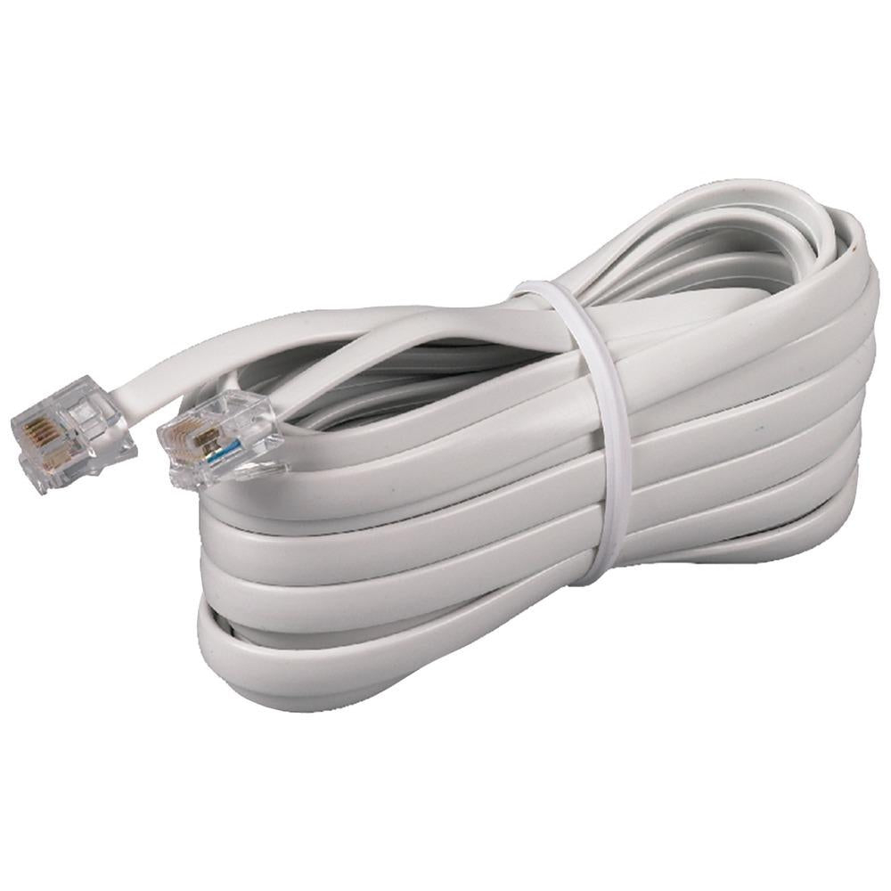 Rca White Phone Line Cord (15ft) Rcatp231whr