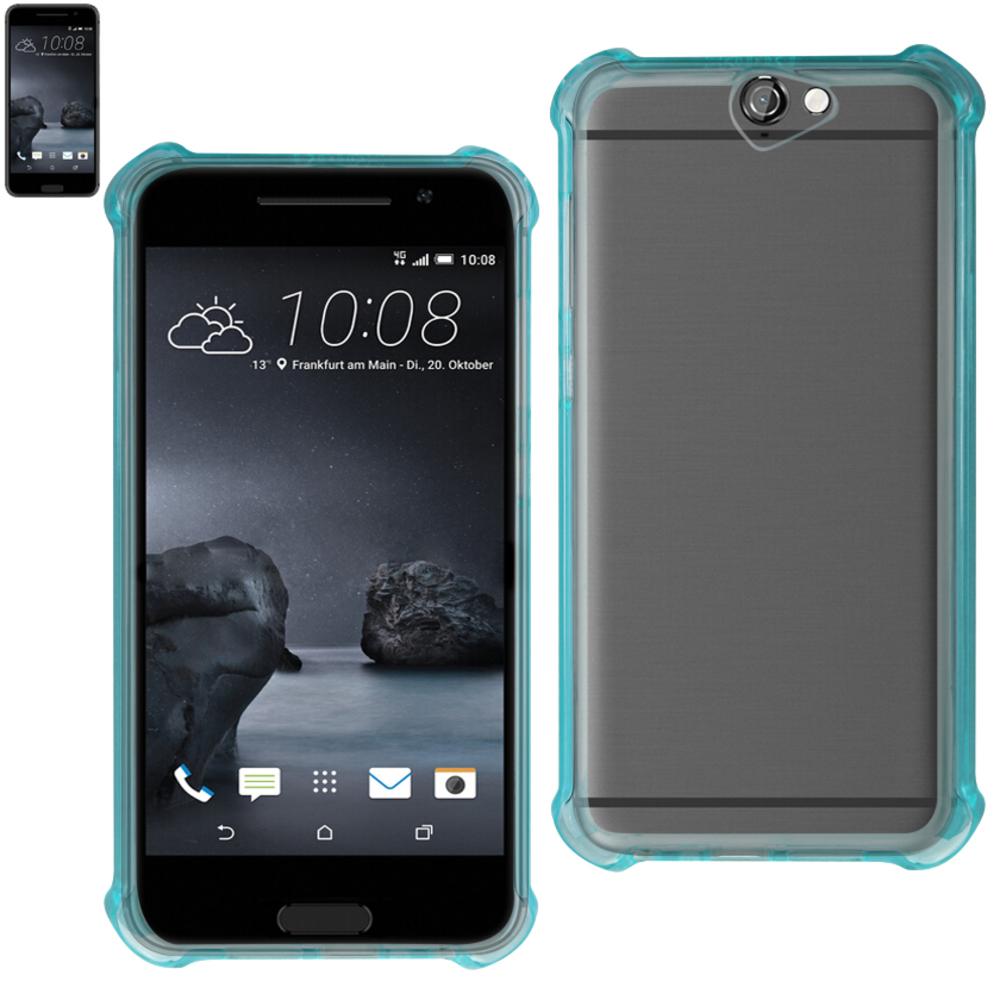 Reiko Htc One A9 Clear Bumper Case With Air Cushion Protection In Clear Navy