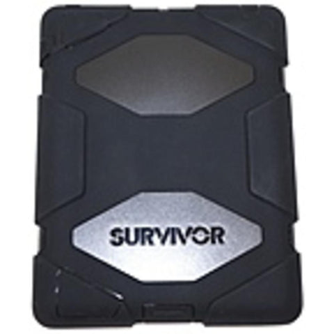 Griffin Gb35108-3 Survivor All-terrain For Ipad 2, Ipad 3, And Ipad (4th Gen) - Ipad - Black - Polycarbonate/silicone