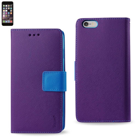 Reiko Iphone 6 Plus 3-in-1 Wallet Case In Purple