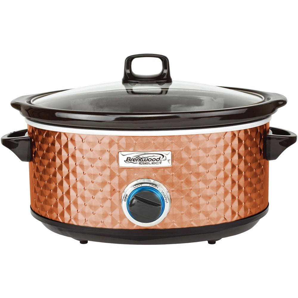 Brentwood Appliances 7-quart Slow Cooker (copper) Btwsc157c
