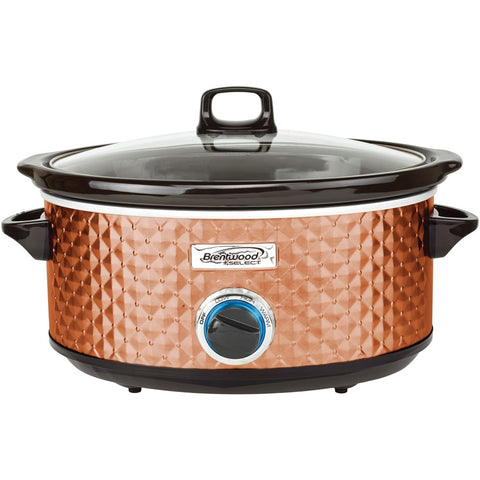 Brentwood Appliances 7-quart Slow Cooker (copper) Btwsc157c