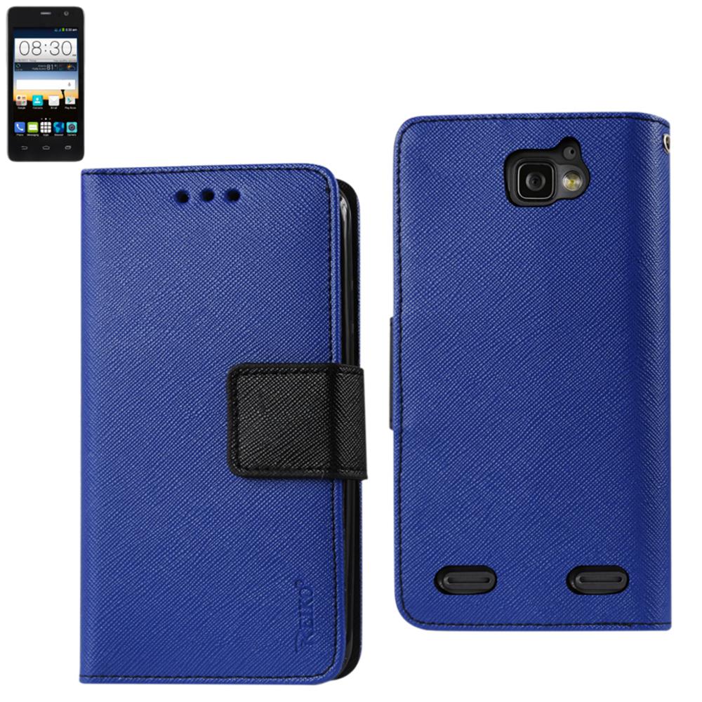 Reiko Zte Sonata 2 3-in-1 Wallet Case In Navy