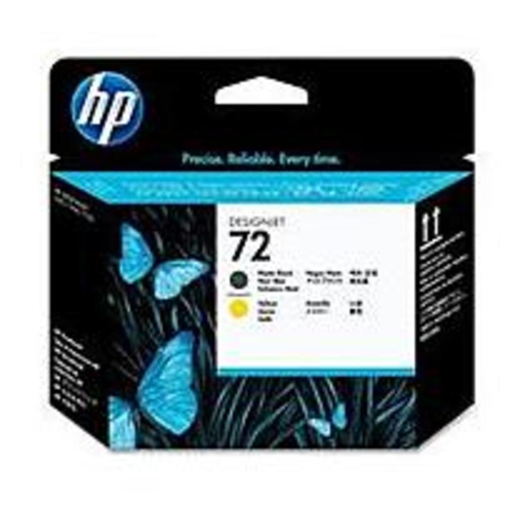 Hp 72 C9384a Printhead For Designjet T610 And T1100 Printers - Matte Black/yellow