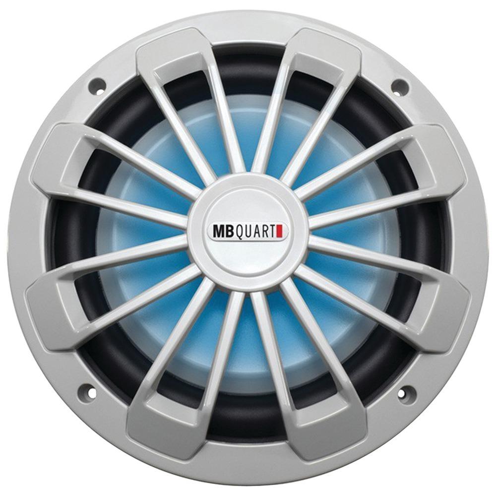 Mb Quart Nautic Series 10&amp;quot; 600-watt Shallow Subwoofer (with Led Illumination) Mbqnw1254l