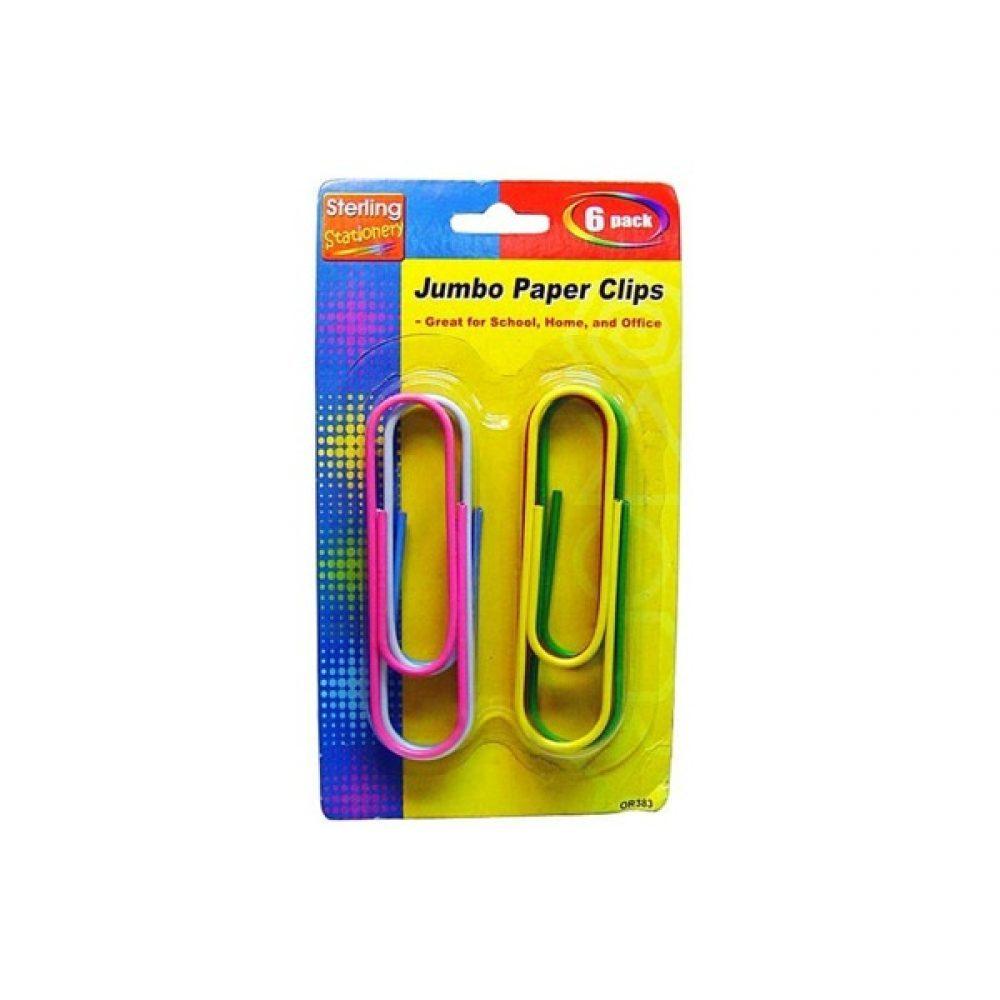 Jumbo Paper Clips Or383
