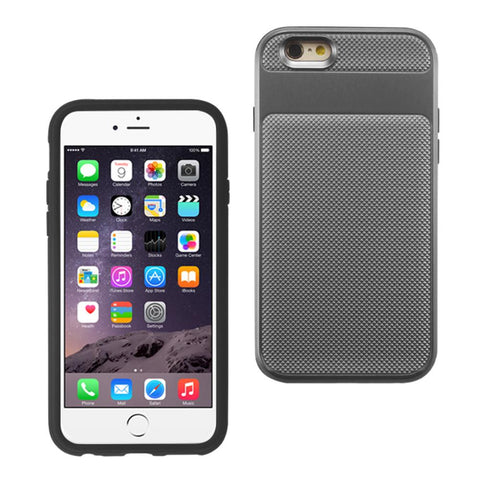 Reiko Iphone 6s Plus Hybrid Solid Armor Bumper Case In Gray