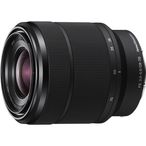 Sony - 28 Mm To 70 Mm - F/3.5 - 5.6 - Zoom Lens For Sony E - Designed For Camera - 55 Mm Attachment - 0.19x Magnification - 2.5x Optical Zoom - Optical Is - 2.9diameter