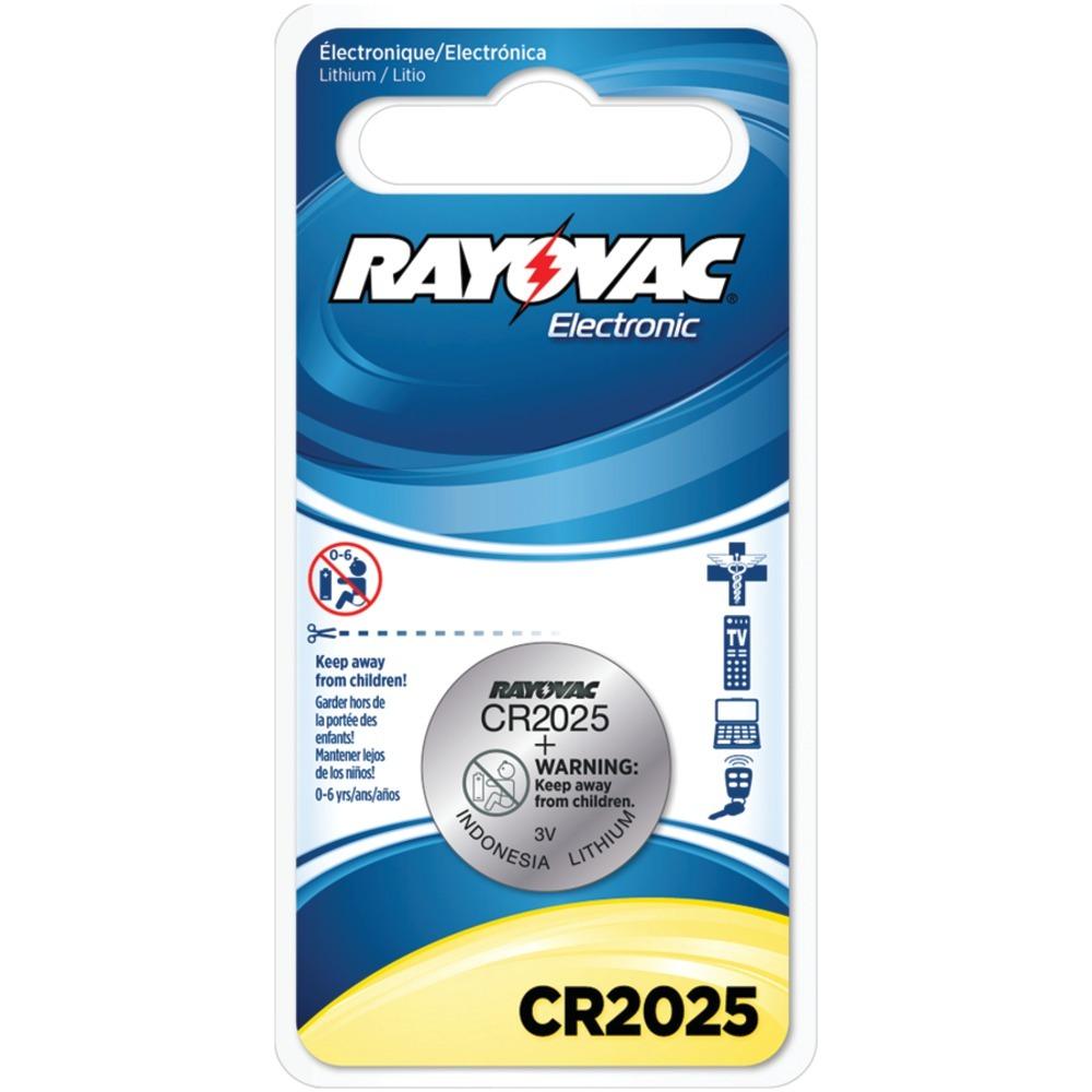 Rayovac Kecr2025-1g 3-volt Lithium Keyless Entry Battery (1 Pk; Cr2025 Size)
