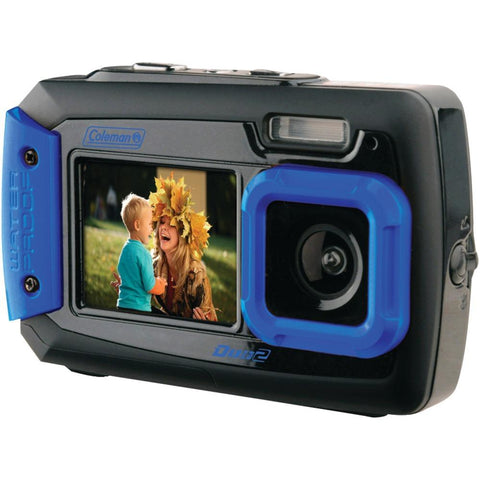 Coleman 20.0-megapixel Duo2 Dual-screen Waterproof Digital Camera (blue) Elb2v9wpbl
