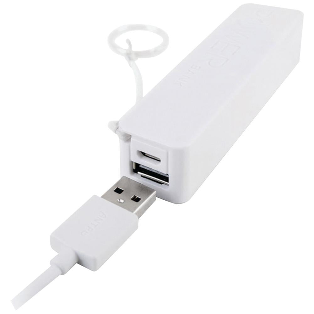 Iessentials 2&#44;600mah Li-ion Battery Bank (white) Iepbwt