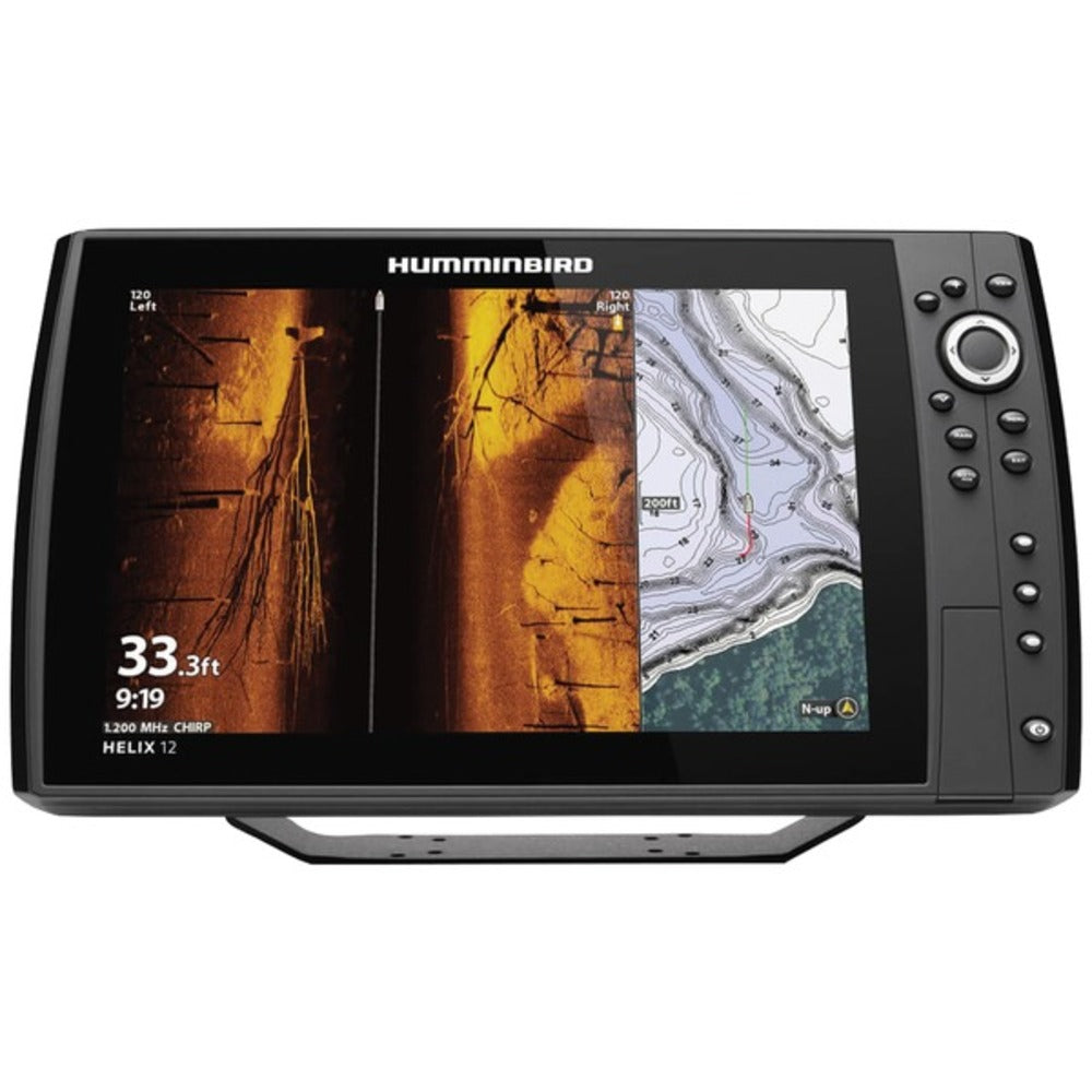 Humminbird 710281-1 Xtm 9 Hw Mdi T Helix Mega Di+ Dual-spectrum Chirp With Temperature Trolling Motor Transducer