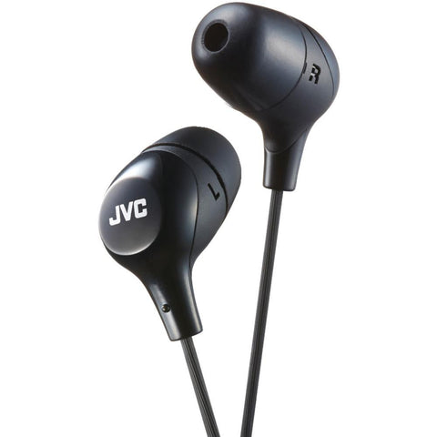 Jvc Marshmallow Inner-ear Headphones (black) Jvchafx38b