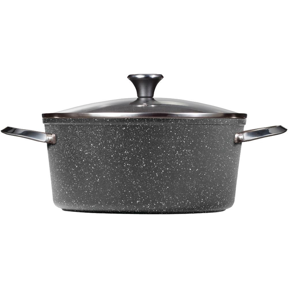 The Rock By Starfrit 060742-002-new1 The Rock By Starfrit One Pot 7.2-quart Stock Pot With Lid