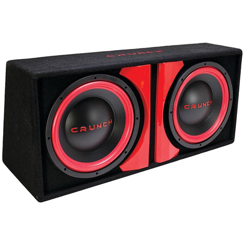 Crunch Cr212a Cr-212a Powered Dual 12 Subwoofer System