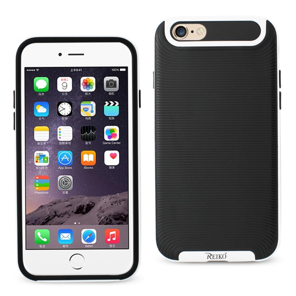 Reiko Iphone 6s/ 6 Plus Slim Armor Case With Bumper Frames In Black White