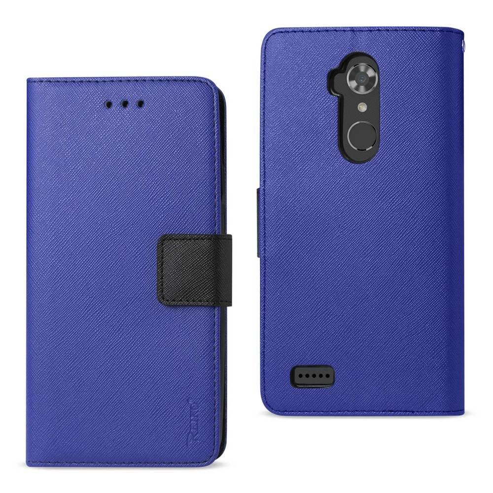 Reiko Zte Max Xl/ N9560 3-in-1 Wallet Case In Navy