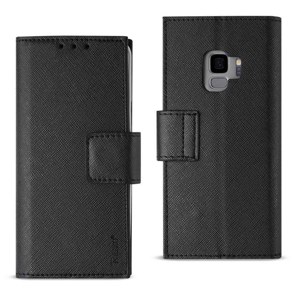 Reiko Samsung Galaxy S9 3-in-1 Wallet Case In Black