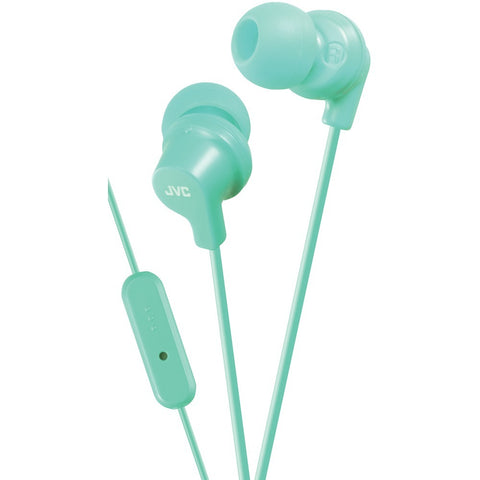 Jvc In-ear Headphones With Microphone (teal) Jvchafr15z