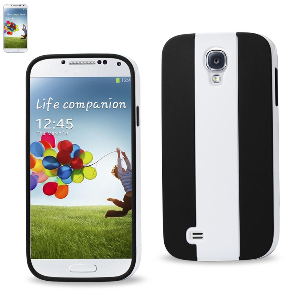 Reiko Samsung Galaxy S4 Striped Case In White Black