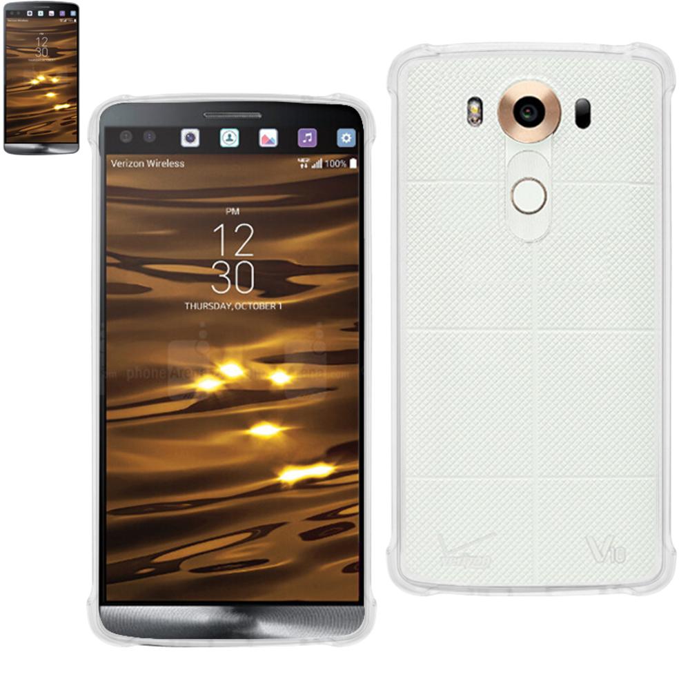 Reiko Lg V10 Clear Bumper Case With Air Cushion Protection In Clear