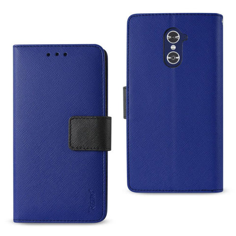 Reiko Zte Grand X Max 2 3-in-1 Wallet Case In Navy