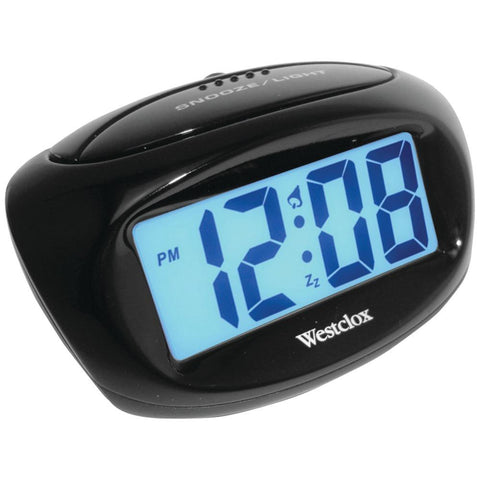 Westclox Large Easy-to-read Lcd Battery Alarm Clock Nyl70043x