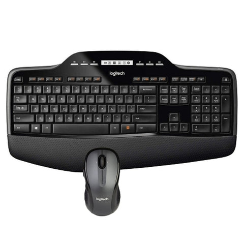 Logitech Mk735 Wireless Multimedia Keyboard & Laser Mouse Kit(black)