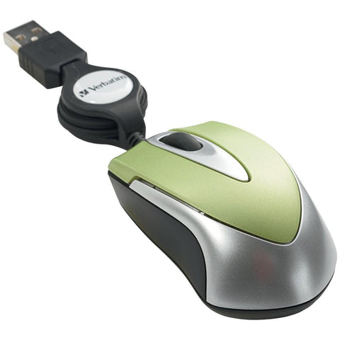 Verbatim Optical Mini Travel Mouse (green) Vtm97254