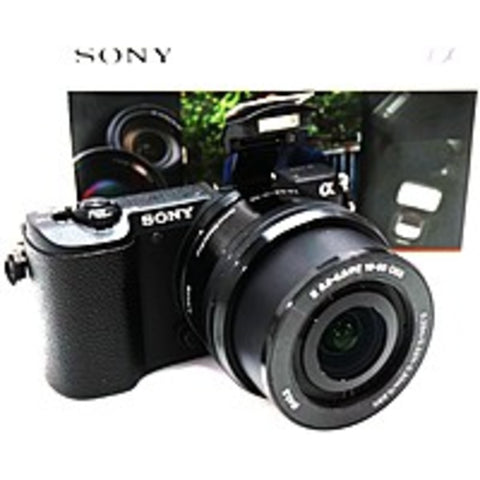 Sony Alpha &#225;5100 24.3 Megapixel Mirrorless Camera With Lens (body With Lens Kit) - 16 Mm - 50 Mm - Black - 3 Touchscreen Lcd - 16:9 - 3.1x Optical Zoom - 4x - Optical (is) - 6000 X 3376 Image - 1920 X 1080 Video - Hdmi - Hd Movie Mode - Black