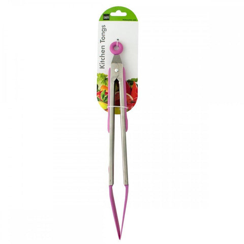 Purple Nylon-tipped Metal Kitchen Tongs Ol510