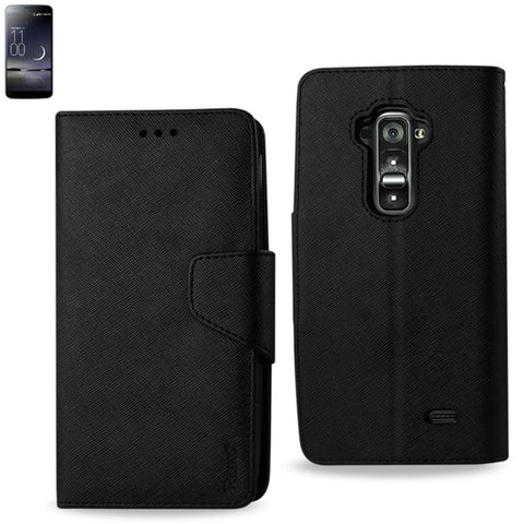 Reiko Lg G Flex 3-in-1 Wallet Case In Black