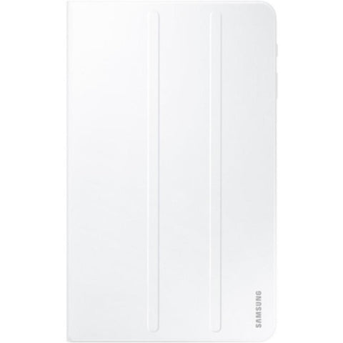 Samsung Book Cover Carrying Case (book Fold) For 10.1 Tablet - White - Scratch Resistant, Damage Resistant - Polyurethane