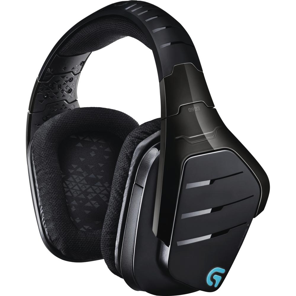 Logitech Artemis Spectrum Wireless 7.1 Surround Sound Gaming Headset - Stereo - Mini-phone, Rca - Wired/wireless - 65.6 Ft - 39 Ohm20 Khz - Over-the-head - Binaural - Circumaural - Noise Canceling